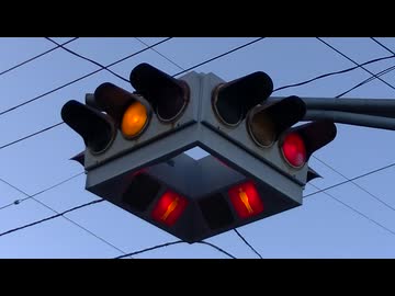 【2019年】UFO型信号機＠仙台市泉区南光台