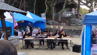青谷梅林オープニングイベントの演奏会_「新・地上の星」