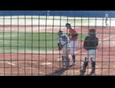 村上宗隆 弟 日大2年 村上慶太（九州学院）バッティングフォーム＜日本大学 対 慶應大学 オープ戦 第二試合 2024年12月15日＞