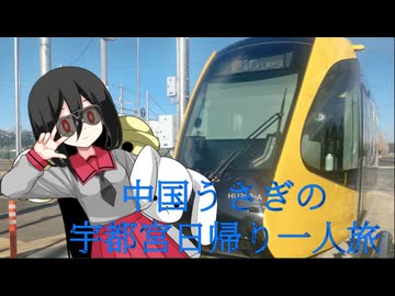 【初ボイロ旅行動画】中国うさぎの宇都宮日帰り一人旅【VOICEVOXニコニコ国内旅行】