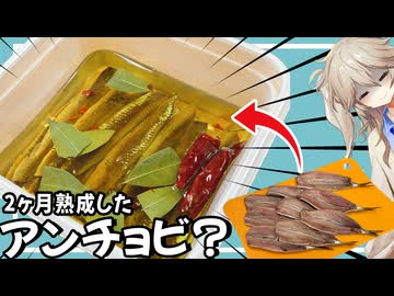 2ヶ月熟成したけど多分失敗した自家製アンチョビで作るバーニャカウダ＆娼婦風パスタ【VOICEVOX春日部つむぎ】