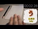 【筆記TA】う-左利き9.84秒 キャランダプロ 解説あり2025【非公式】
