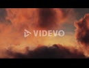 sky at sunset or sunrise with moving clouds