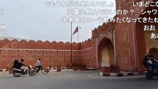 ミュートさんインド6日目、アンベール城への車移動