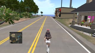 ⚡⚡メタバースの現在2025　SecondLife編「Crescent（三日月）→阿弥陀大神宮」　2025年2月28日撮影