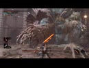 副背後の「LIES　OF　P　２周目」　ピアノ線７本