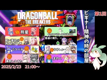 【DBTB】S7-8　第1回ビギナー精神の時の部屋②【VOICEVOX実況】