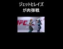 ジェットとレイズが肉弾戦