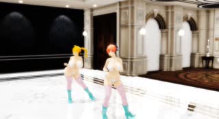 【MMD】そに子とぽちゃ子でCherry Colored Love