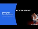 Indian Poker Game Explained From Basics to Advanced Play