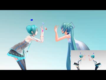 【MMD】YYB式Hatsune miku モーショントレースモデル ボツモデル比較