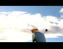 Golfer swinging his club on the course