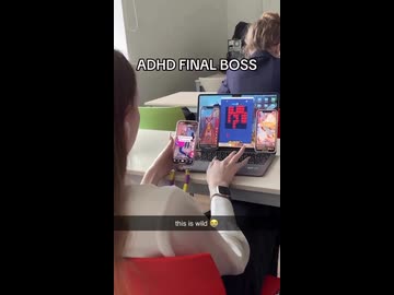 ホモと見るマルチタスクし過ぎなADHD女