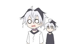 Ci_flowerが挨拶するのを後ろからちょっかいかけるv_flower(talk)