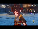 原神　聖遺物秘境、雷電将軍＆千織＆ナヒーダでデイリー任務#３９８