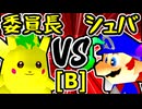 【暴力委員長】VS【∮シュバルツ∮】Bブロック第十五試合/64スマブラCPUトナメ実況 第23回