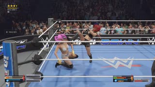 WWE 2K25　湊あくあvs藤崎詩織
