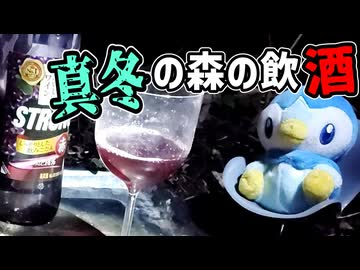 深夜の森でワインボトルを…抱えて！？【アル中淫夢】