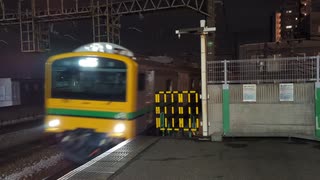 配9520M E493系オク01編成+209系トタ81編成NN廃車回送 新座通過