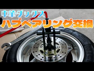 【簡単】中華ダックスのハブベアリング交換【DIY】