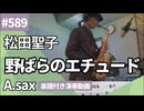 松田聖子「野ばらのエチュード」をアルトサックスで演奏 楽譜 コード 付き演奏動画