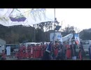 大旗の共演　南中ソーラン　はんのう元気市