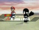 【スマブラＸ】カオスな対戦結果画面　マリオ編