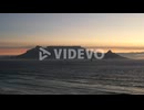 Dusk Over Table Mountain National Park In Cape Peninsula, Cape Town, South Africa