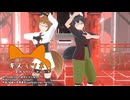 【#VRMLiveViewer】みやびやとユキが キスキツネ をカラクリってみた