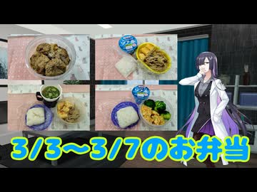 一週間のお弁当(2025年03月03日～03月07日）