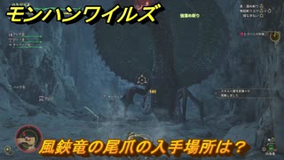 モンハンワイルズ　風鋏竜の尾爪の入手場所は？　武器・防具素材集め入手方法　＃２７１　【モンスターハンターワイルズ】