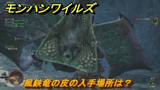 モンハンワイルズ　風鋏竜の皮の入手場所は？　武器・防具素材集め入手方法　＃２７４　【モンスターハンターワイルズ】