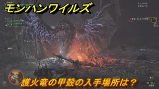 モンハンワイルズ　護火竜の甲殻の入手場所は？　武器・防具素材集め入手方法　＃３０３　【モンスターハンターワイルズ】