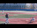 慶大2年 田上遼平（慶應藤沢）ピッチングフォーム＜日本大学 対 慶應大学 オープ戦 第二試合 2024年12月15日＞
