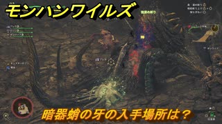 モンハンワイルズ　暗器蛸の牙の入手場所は？　武器・防具素材集め入手方法　＃３１４　【モンスターハンターワイルズ】