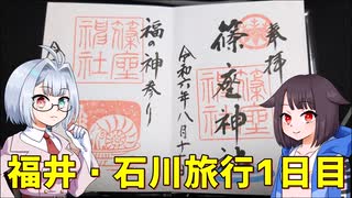 【車載動画】福井・石川旅行1日目【MT-03】【ココロードトリップ】