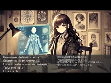Generative AI killed internet star　神絵師たちの悲劇 / ぼを