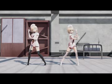 【MMD】キスキツネ [ナースロボ_タイプT(ver.1/ver.2)]