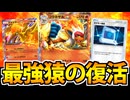 【ポケポケ】あの時の猿が帰ってきた「ゴウカザルex」でたわむれる
