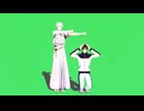 【MMD刀剣乱舞】手を横に【鶴丸と長谷部】