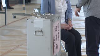 福岡県知事選　午後４時現在の投票率は１２．９８％　前回を１．１８ポイント下回る