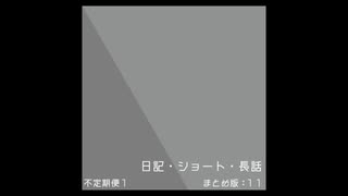 日記・ショート・長話_ナンバー11_不定期便１