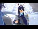 [MMD]上弦の月(がくぽ&KAITO)