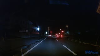 静岡県の足柄スマートICを出た所から海沿いの国道1号線へ⑭