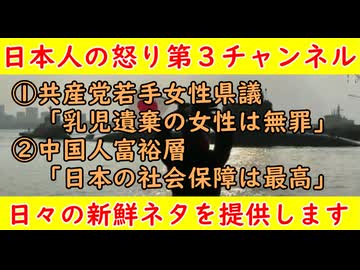 【共産党若手女性県議】「乳児遺棄事件で女性が逮捕されるのはおかしい！」【中国人富裕層】「せや！日本で会社設立したら社会保障ただ乗りや！