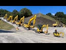 【KOMATSU】建設機械の大行進　～油圧ショベル～