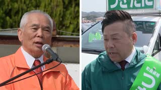 「当然、過疎債　当然そうです」220億円・ごみ処理施設も　11億円・子ども広場も　人口5000人の福岡県大任町で町長選挙
