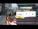 駅前投票に参加する先輩
