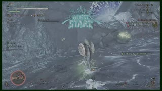 【MHWs】護竜アンジャナフ亜種と歴戦ラバナバリア　オリヴィアさんと一緒【狩猟笛】