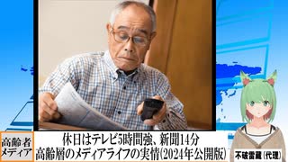 【動画News】10～30代の新聞閲読率は1割足らず…主要メディアの利用状況(2024年公開版)(2025/04/02)